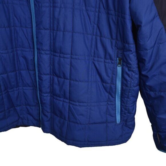 Columbia Lightweight Insulated Omni Heat Jacket Black Blue  Size XXL - Picture 3 of 13